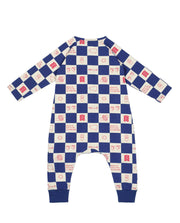 True Blue Comic Book Check Baby Set