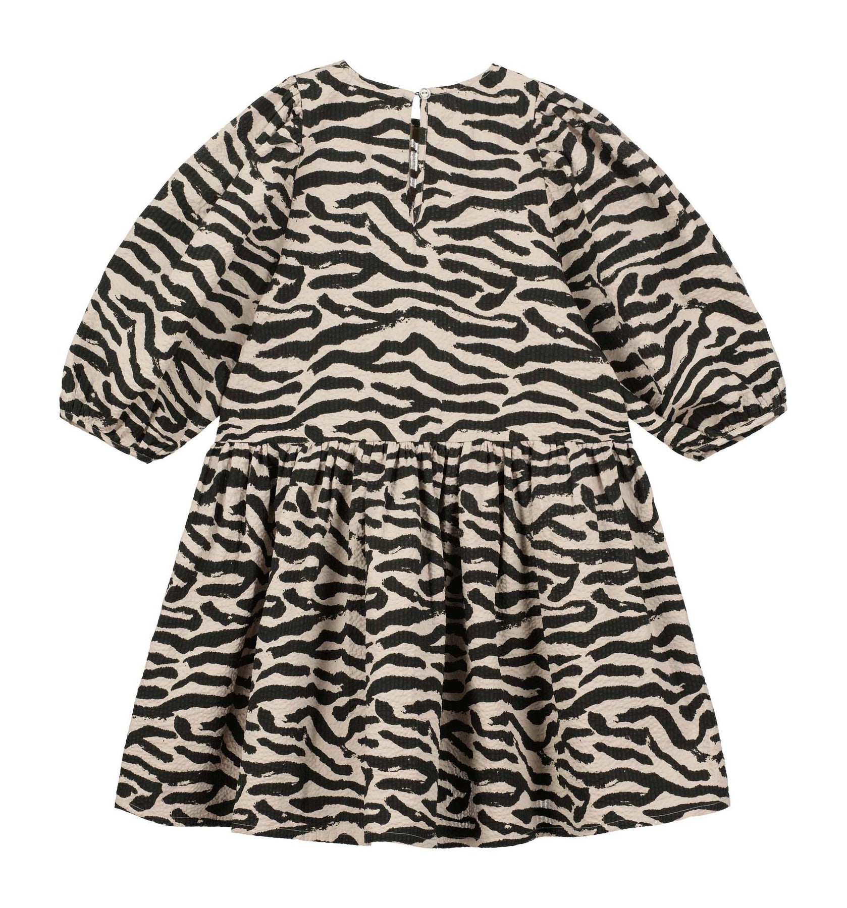 Mushroom Tiger Stripe Bow Bow Dress – Beau Loves