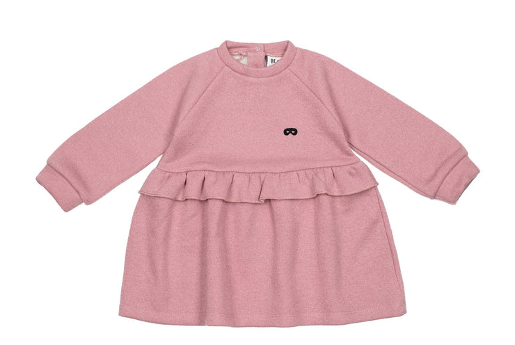 Glitter Pink Baby Raglan Dress